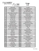 Preview for 57 page of Lowrey EY 300 Fanfare Owner'S Manual
