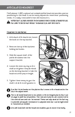 Preview for 19 page of LPA Medical Optimum Posturo-pedic 1400 Series User Manual