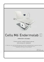 LPG Cellu M6 Endermolab 2 i Operator'S Manual preview