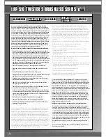 Preview for 8 page of LRP S10 Twister 2 BL User Manual