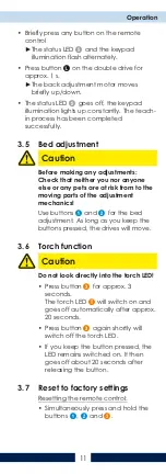 Preview for 11 page of LS Bedding Group VFF/CDL-BF-03 Operating Instructions Manual