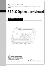 Preview for 1 page of LS Industrial Systems SV-iS7 PLC User Manual