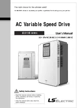 LS LSLV-iV5 Series User Manual preview