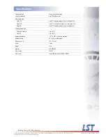 Preview for 2 page of LST 5251EM Specification Sheet