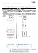 Preview for 4 page of LUCCI Air Airfusion Atlanta Instruction Manual