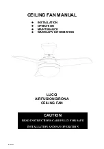 Preview for 1 page of LUCCI Air AIRFUSION GIRONA Manual