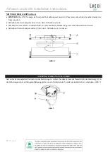 Preview for 20 page of LUCCI Air Airfusion Louisville Installation Manual