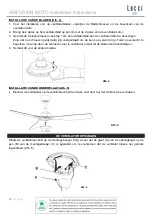 Preview for 70 page of LUCCI Air Airfusion Moto Installation, Operation, Maintenance & Warranty Information