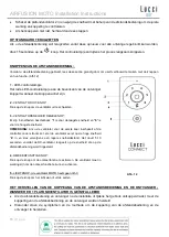 Preview for 76 page of LUCCI Air Airfusion Moto Installation, Operation, Maintenance & Warranty Information