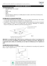 Preview for 82 page of LUCCI Air Airfusion Moto Installation, Operation, Maintenance & Warranty Information