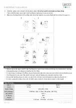 Preview for 2 page of Lucci Fresco 239344 Installation Instructions