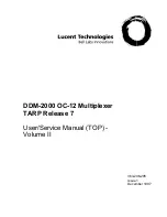 Preview for 847 page of Lucent Technologies DDM-2000 OC-12 User & Service Manual