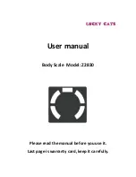 Lucky Cats Z2830 User Manual preview