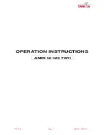 Preview for 1 page of Lukas AMIN 12-125 TWH Operation Instructions Manual