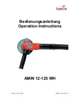 Preview for 1 page of Lukas AMIN 12-125 WH Operation Instructions Manual