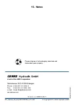 Preview for 32 page of Lukas HP 25/ T700R Operating Instructions Manual