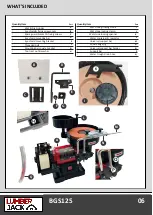 Preview for 8 page of Lumberjack BGS125 Safety And Operating Manual