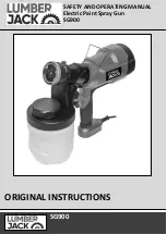 Lumberjack SG900 Safety And Operating Manual preview