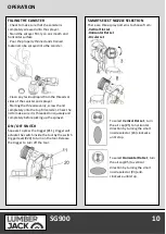 Preview for 12 page of Lumberjack SG900 Safety And Operating Manual