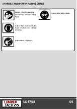 Preview for 7 page of Lumberjack UDE75B Safety And Operating Manual