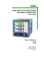 Preview for 1 page of Lumel ND1 User Manual