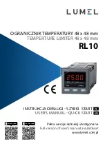 Lumel RL10 User Manual & Quick Start preview