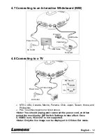 Preview for 13 page of Lumens DC190 User Manual