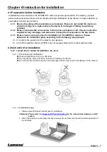 Preview for 8 page of Lumens NDI VC-A50PN Installation Manual