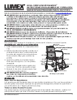 Preview for 3 page of Lumex DROP ARM VERSAMODE Assembly And Operation Instructions