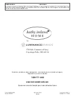 Preview for 68 page of Luminance Brands kathy ireland HOME CARRERA CF784BS03 Owner'S Manual