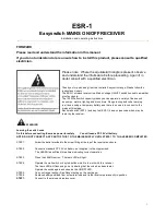 Preview for 1 page of Luminite Easyswitch ESR-1 Installation And Operating Instructions