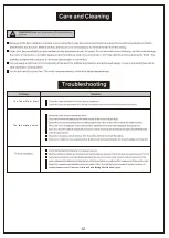 Preview for 12 page of Lumirama 9633-01-BLK Use And Care Manual