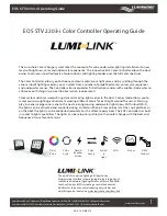 lumishore Lumi-Link EOS STV 2203-i Operating Manual preview