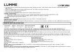 Preview for 4 page of Lumme LU-SM1255A User Manual