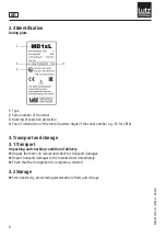 Preview for 8 page of Lutz 0004-725 Operating Instructions Manual