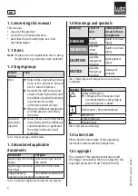 Preview for 6 page of Lutz Alu 41-L-DL Translation Of The Original Instructions