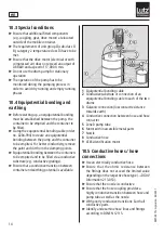 Preview for 14 page of Lutz Alu 41-L-DL Translation Of The Original Instructions