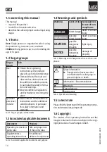 Preview for 14 page of Lutz UNIVERSALMOTOR MA II Translation Of The Original Instructions