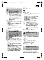 Preview for 9 page of Lux Tools 401 122 Original Instructions Manual