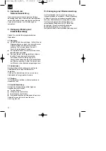 Preview for 10 page of Lux Tools BH 24 Operating Instructions Manual