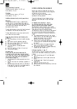 Preview for 20 page of Lux Tools BH 24 Operating Instructions Manual