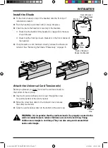 Preview for 9 page of LuxaFlex EasyRise Duette Installation Operation Care