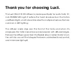 Preview for 2 page of Luxli ORC-CELLO-10-DK User Manual