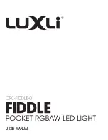 Luxli ORC-FIDDLE-01 User Manual preview