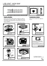 Preview for 1 page of Luxonic LED-EM HIGH BAY Installation Instructions