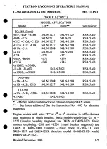 Preview for 25 page of Lycomin 0-360 Operator'S Manual