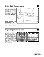 Preview for 25 page of Lynx L27FR2LP Care & Use Manual