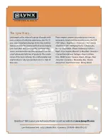 Preview for 36 page of Lynx L27FR2LP Care & Use Manual