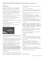 Preview for 31 page of Lynx L27R-3 Care & Use/Installation Manual