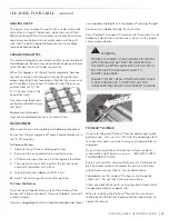 Preview for 15 page of Lynx L400PS Care & Use/Installation Manual